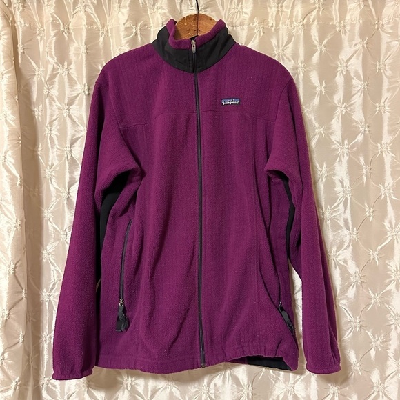 Patagonia Vintage 90s Purple Regulator R3 Radiant Fleece Full Zip Jacket VTG - Picture 1 of 12